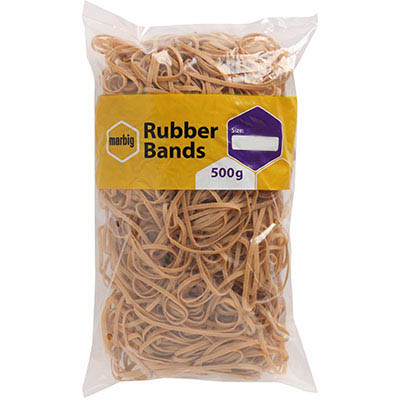 Image for MARBIG RUBBER BANDS SIZE 32 500G from BACK 2 BASICS & HOWARD WILLIAM OFFICE NATIONAL