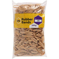 marbig rubber bands size 63 500g