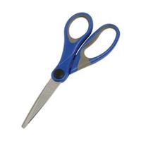marbig comfort grip kids scissors 135mm blue