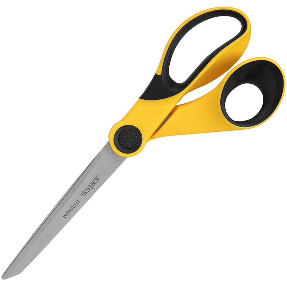 Image for CELCO PRO SERIES TITANIUM SCISSORS 215MM BLACK from Axsel Office National