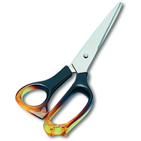 marbig dura sharp scissors 210mm amber