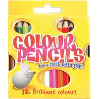 marbig pencils coloured 3.5 inch wallet 12
