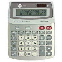 marbig desktop calculator 12 digit silver