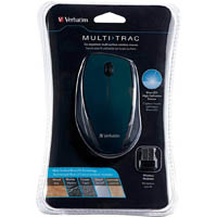 verbatim multi-trac wireless led mouse black