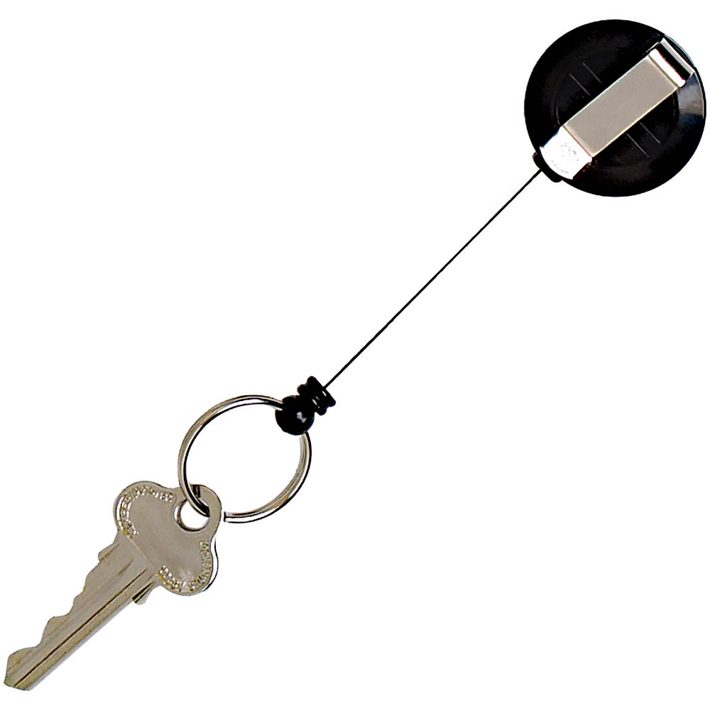 Image for REXEL RETRACTABLE KEY HOLDER MINI NYLON CORD HANGSELL from Ezi Office National Tweed