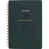 at-a-glance 2021 signature collection diary week to view a4 red