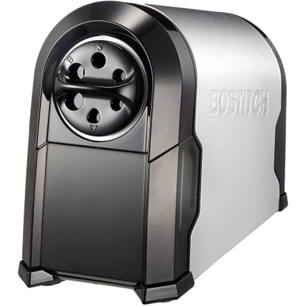 Image for BOSTITCH SUPERPRO GLOW ELECTRIC PENCIL SHARPENER BLACK/SILVER from Pirie Office National
