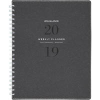 at-a-glance 2020 signature collection wirebound weekly planner a5 grey