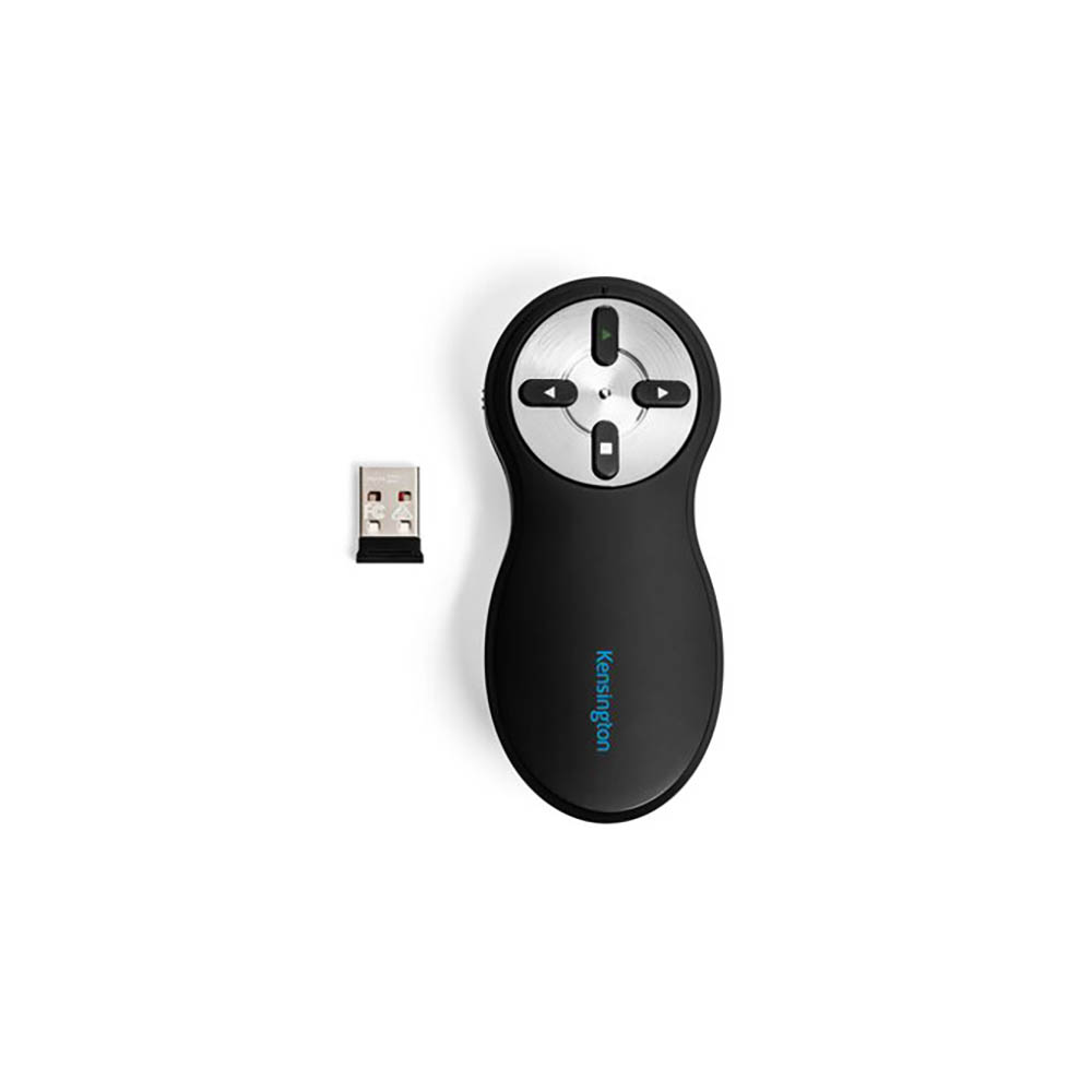 Image for KENSINGTON WIRELESS PRESENTER PRESENTATION REMOTE BLACK from Office National ONE Solution Business Supplies