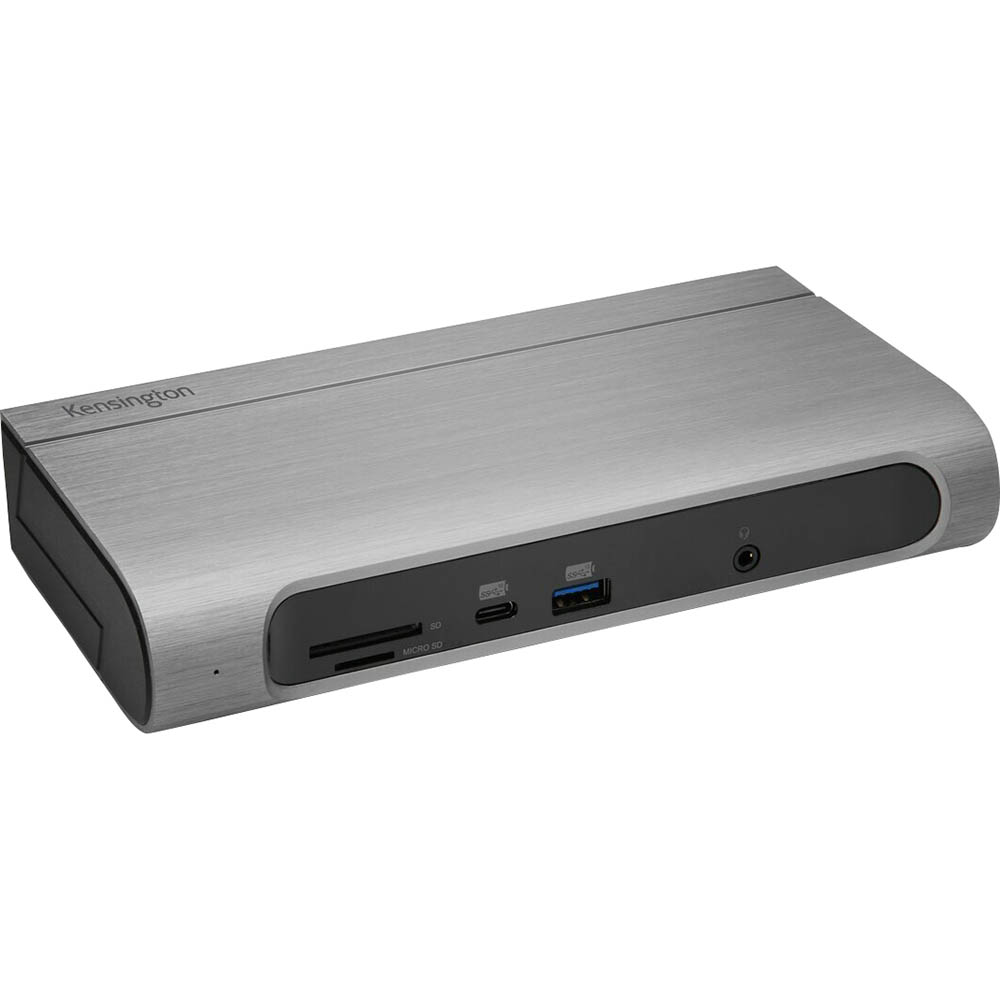 Image for KENSINGTON SD5600T THUNDERBOLT 3 AND USB-C DUAL 4K HYBRID DOCKING STATION GREY from PaperChase Office National