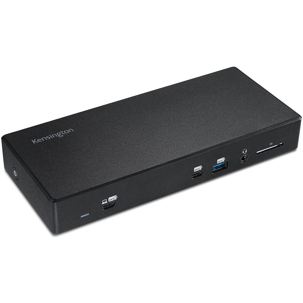 Image for KENSINGTON SD4850P USB-C DUAL VIDEO DRIVERLESS DOCKING STATION BLACK from Office National