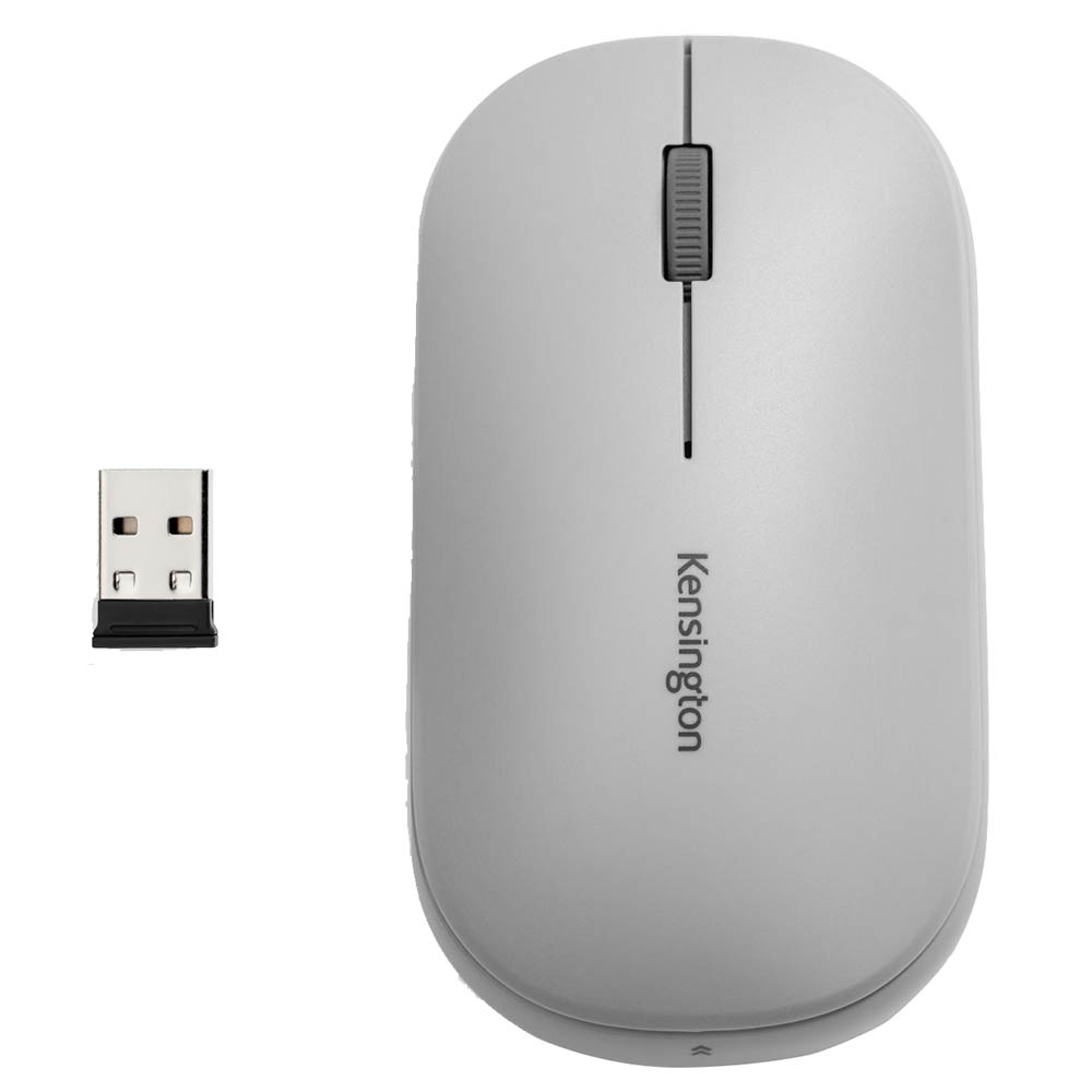 Image for KENSINGTON SURETRACK DUAL WIRELESS MOUSE GREY from Office National