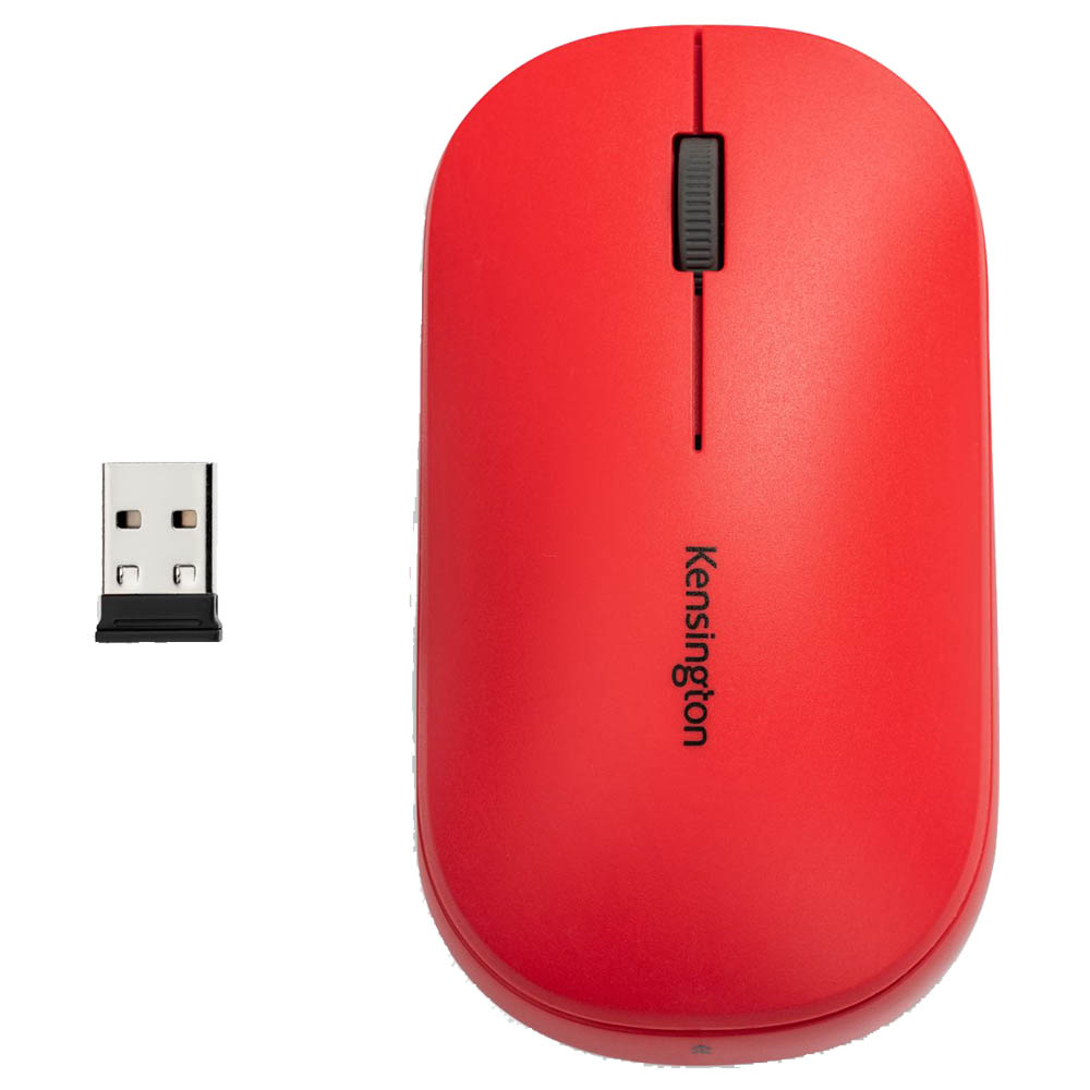 Image for KENSINGTON SURETRACK DUAL WIRELESS MOUSE RED from Surry Office National