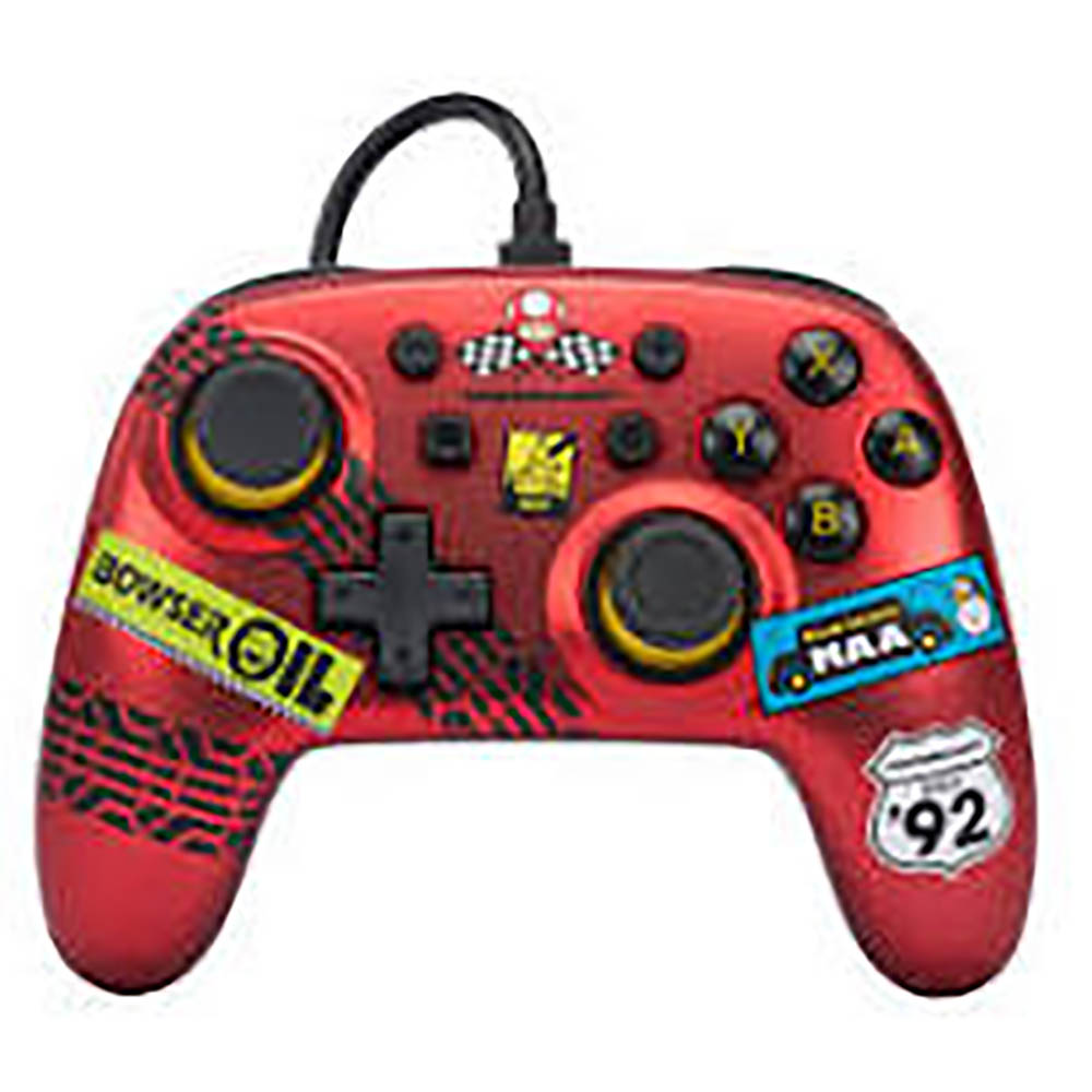 Image for POWERA NANO WIRED CONTROLLER FOR NINTENDO SWITCH MARIO KART RACER RED from Aztec Office National