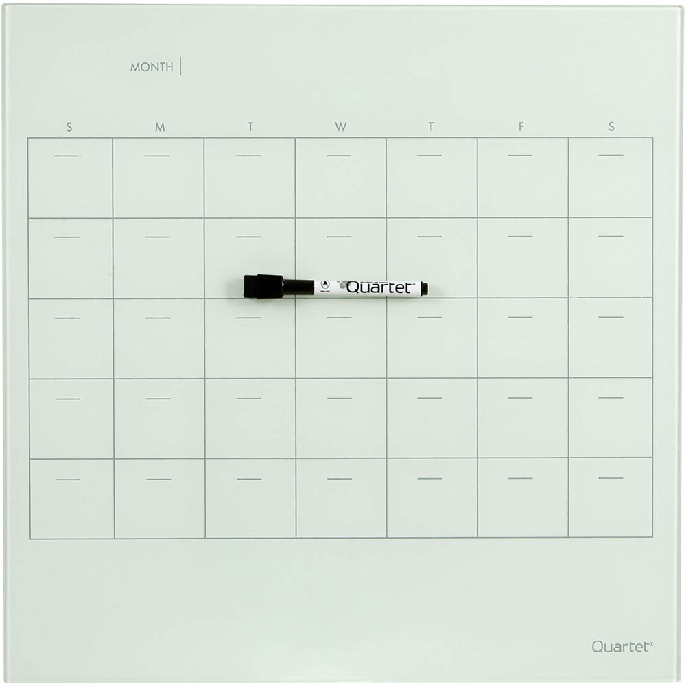 Image for QUARTET GLASS PLANNER 450 X 450MM WHITE from Coffs Coast Office National