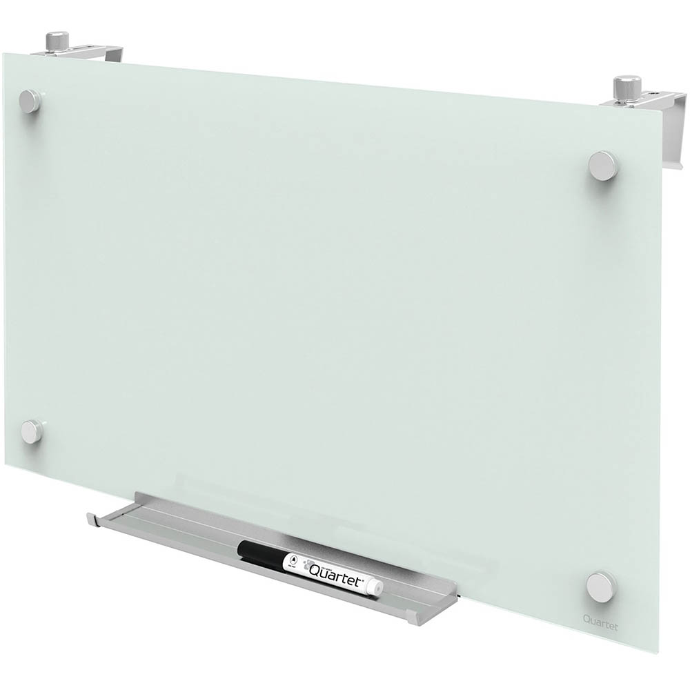 Image for QUARTET INFINITY CUBICLE GLASSBOARD 610 X 355MM WHITE from Emerald Office Supplies Office National