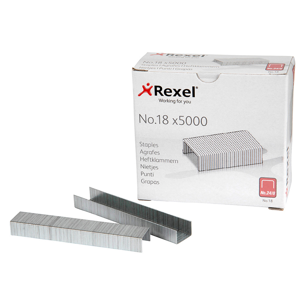 Image for REXEL STAPLES 24/8 BOX 5000 from OFFICE NATIONAL CANNING VALE