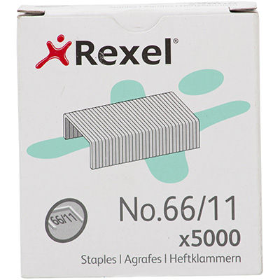 Image for REXEL GIANT STAPLES SIZE 66 11MM BOX 5000 from PaperChase Office National