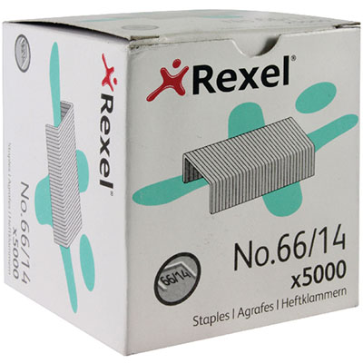 Image for REXEL GIANT STAPLES SIZE 66 14MM BOX 5000 from Office National Perth CBD