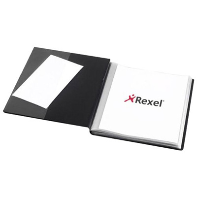Image for REXEL SLIMVIEW DISPLAY BOOK NON-REFILLABLE 36 POCKET A4 BLACK from Angletons Office National