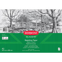 derwent academy sketch pad portrait 100gsm 30 sheets a3