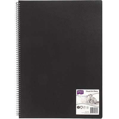 Image for DERWENT ACADEMY VISUAL ART DIARY PORTRAIT 120 PAGE A3 BLACK from Office National ONE Solution Business Supplies