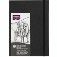 derwent academy hardcover visual art diary portrait 128 page a4
