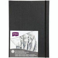 derwent academy hardcover visual art diary portrait 128 page a3