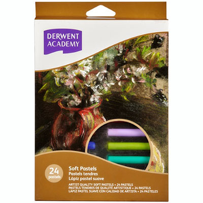 Image for DERWENT ACADEMY SOFT PASTELS ASSORTED PACK 24 from Officebarn Office National