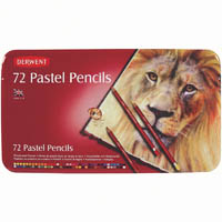 derwent pastel pencil assorted tin 72