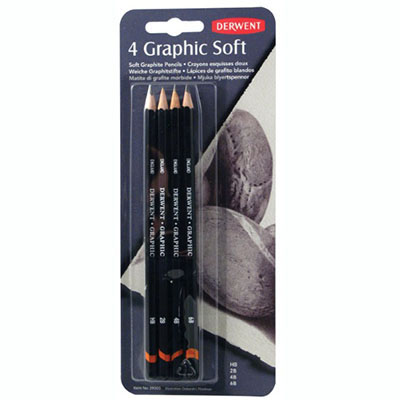 Image for DERWENT GRAPHIC SOFT PENCIL PACK 4 from OFFICE NATIONAL CANNING VALE