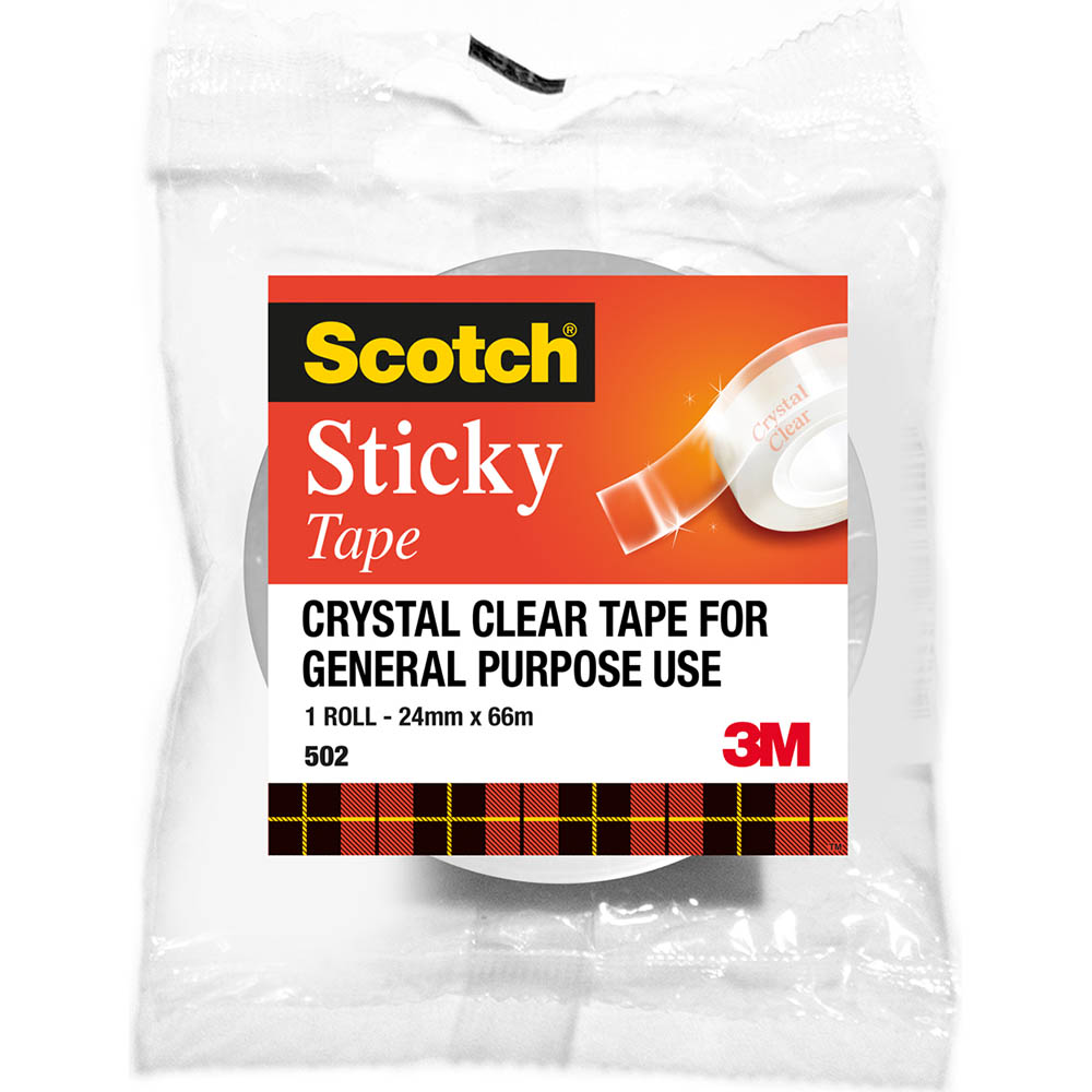 Image for SCOTCH 502 STICKY TAPE 24MM X 66M from Coleman's Office National