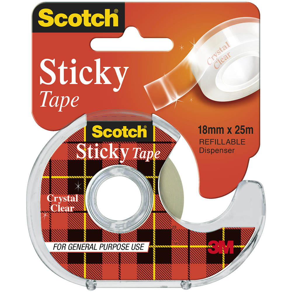 Image for SCOTCH 502 STICKY TAPE 18MM X 25M HANGSELL from Pirie Office National