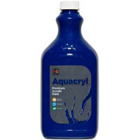educational colours aquacryl premium acrylic 2 litre cool blue