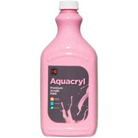 educational colours aquacryl premium acrylic 2 litre pink