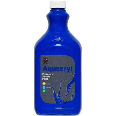 Image for EDUCATIONAL COLOURS AQUACRYL PREMIUM ACRYLIC 2 LITRE WARM BLUE from OFFICE NATIONAL CANNING VALE