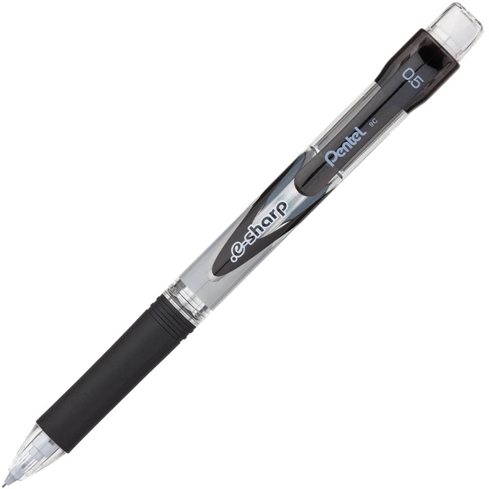 Image for PENTEL AZ125 E-SHARP MECHANICAL PENCIL 0.5MM BLACK from PaperChase Office National