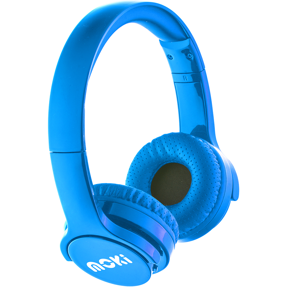 Image for MOKI BRITES BLUETOOTH HEADPHONES BLUE from Emerald Office Supplies Office National