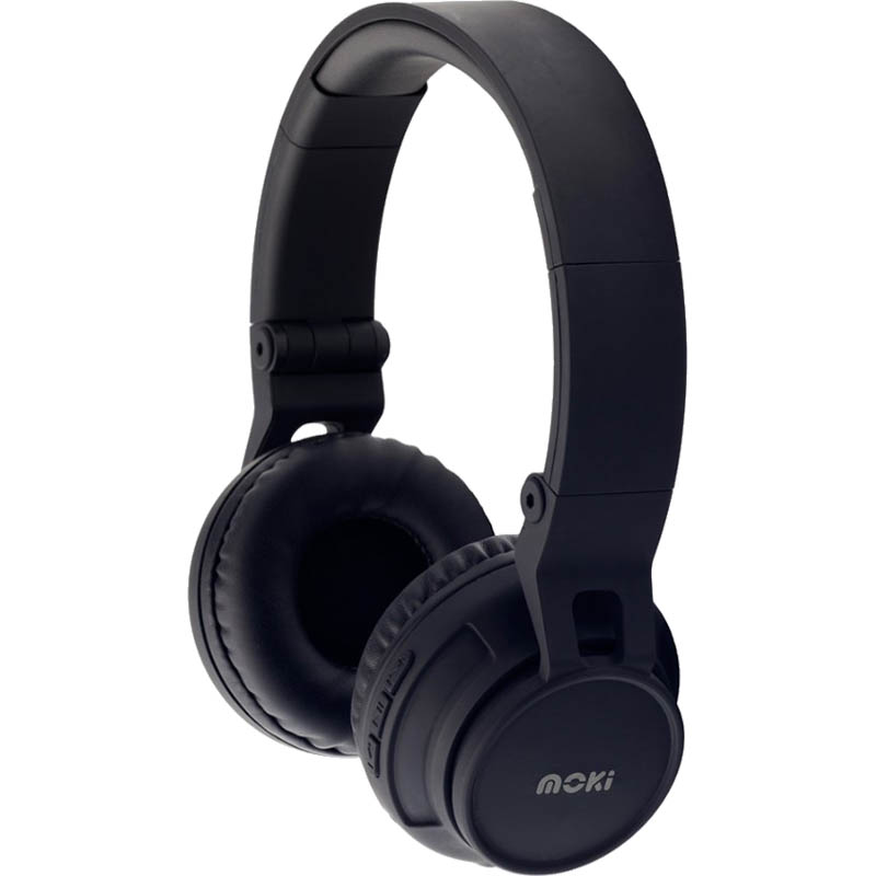 Image for MOKI EXO BLUETOOTH HEADPHONES BLACK from Office National Capalaba