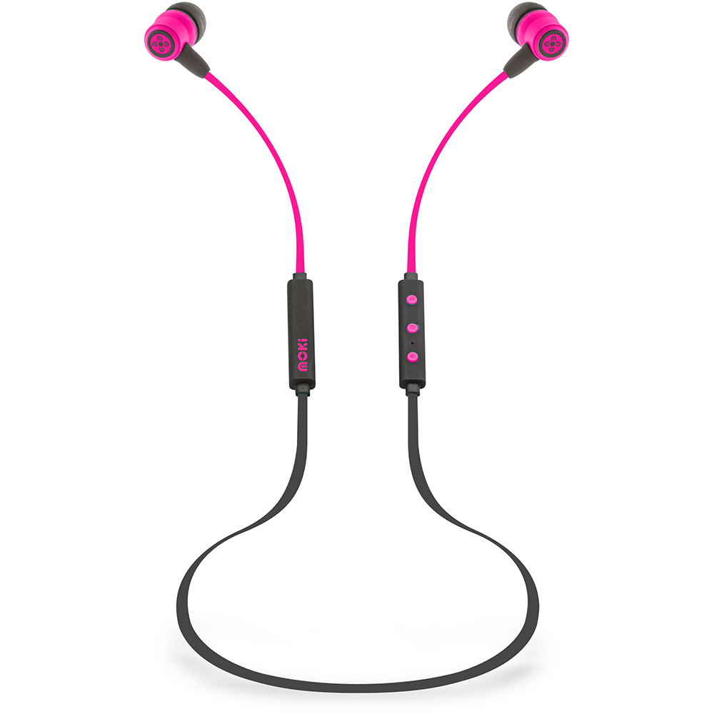 Image for MOKI FREESTYLE BLUETOOTH EARPHONES PINK from Office National Perth CBD
