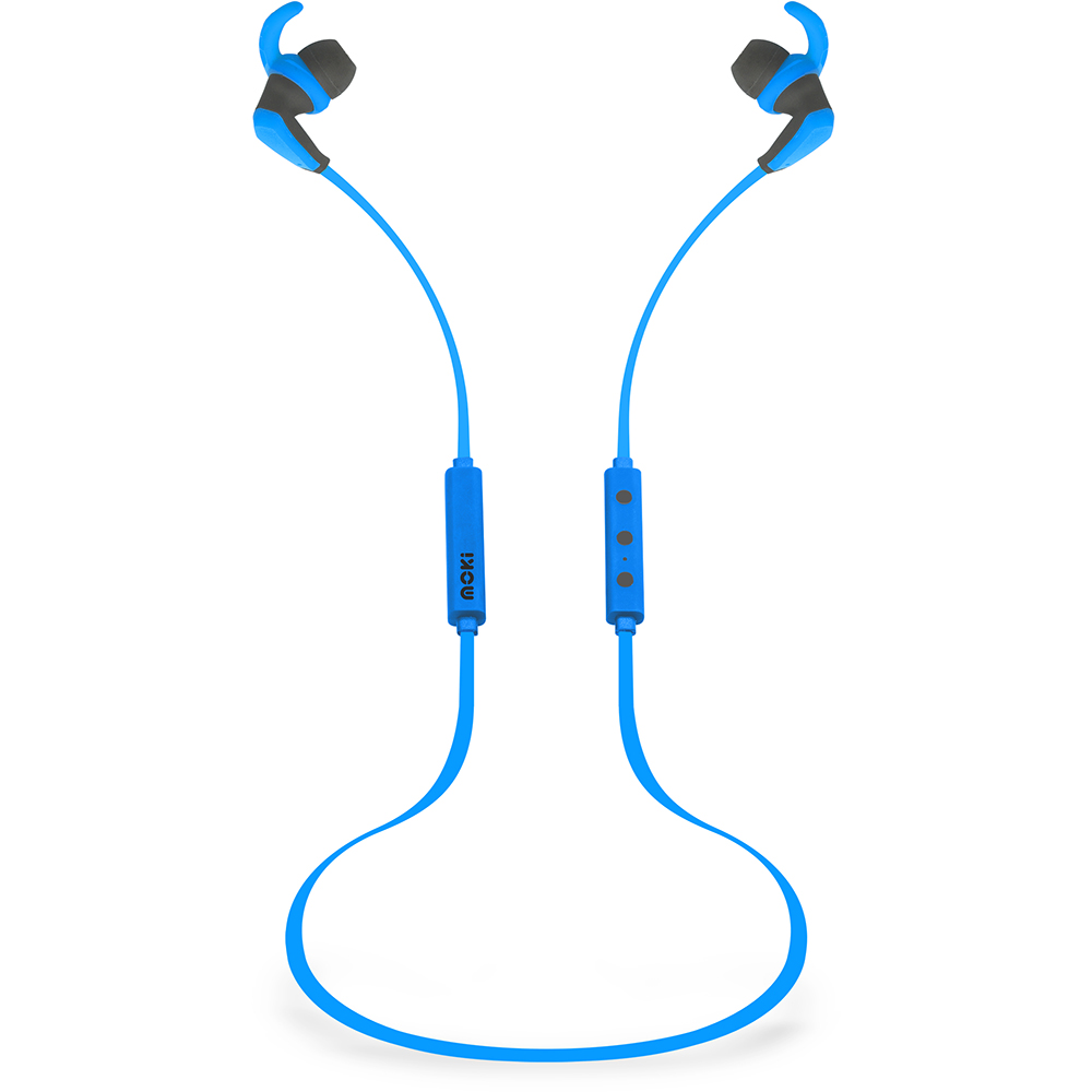 Image for MOKI HYBRID BLUETOOTH EARPHONES BLUE from Our Town & Country Office National