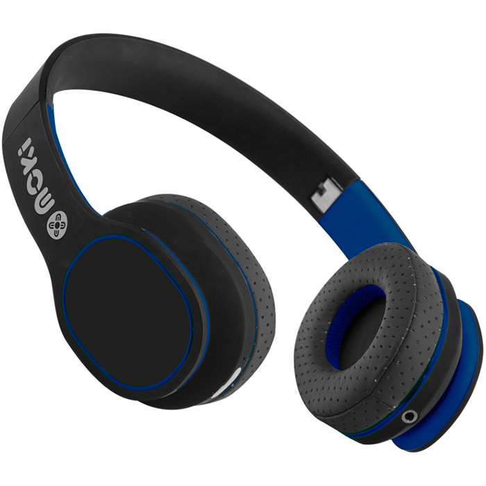 Image for MOKI NAVIGATOR NOISE CANCELLATION BLUETOOTH HEADPHONES BLUE from PaperChase Office National