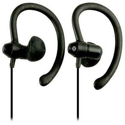Image for MOKI SPORTS EARPHONES 90 DEGREE BLACK from Connelly's Office National