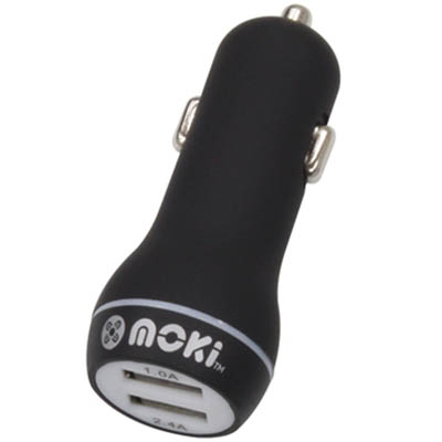 Image for MOKI USB CHARGER DUAL BLACK from Mackay Business Machines (MBM) Office National