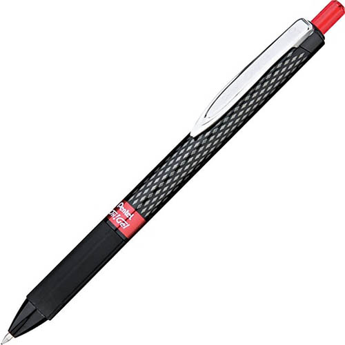 Image for PENTEL K497 OH! RETRACTABLE GEL ROLLERBALL PEN 0.7MM RED from Aztec Office National