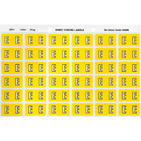 avery 43305 lateral file label side tab colour code e 25 x 38mm yellow pack 180