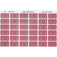 avery 43310 lateral file label side tab colour code j 25 x 38mm mauve pack 180
