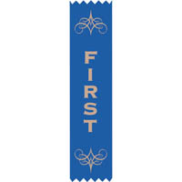avery 69629 merit ribbons satin 1st place blue pack 100