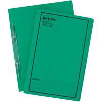 avery 85304 spiral spring action file foolscap green