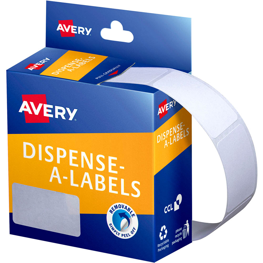 Image for AVERY 937217 GENERAL USE LABELS 19 X 36MM WHITE BOX 450 from Office National